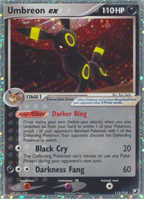 Umbreon ex - Unseen Forces Pokemon Card