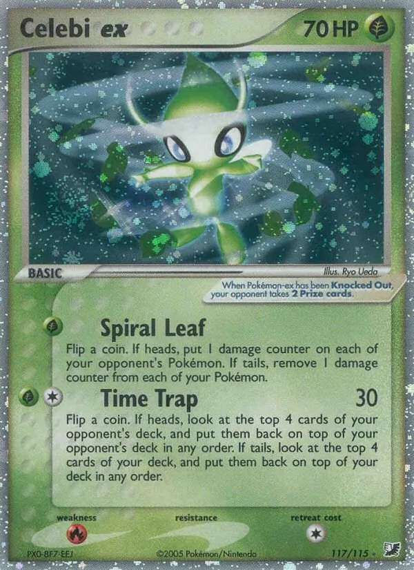 Celebi ex - Unseen Forces Pokemon Card