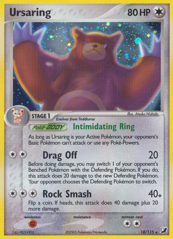 Ursaring - Unseen Forces Pokemon Card