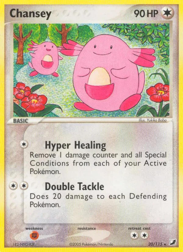 Chansey - Unseen Forces Pokemon Card