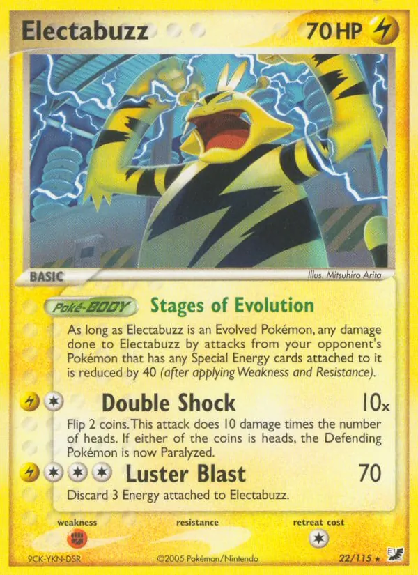 Electabuzz - Unseen Forces Pokemon Card