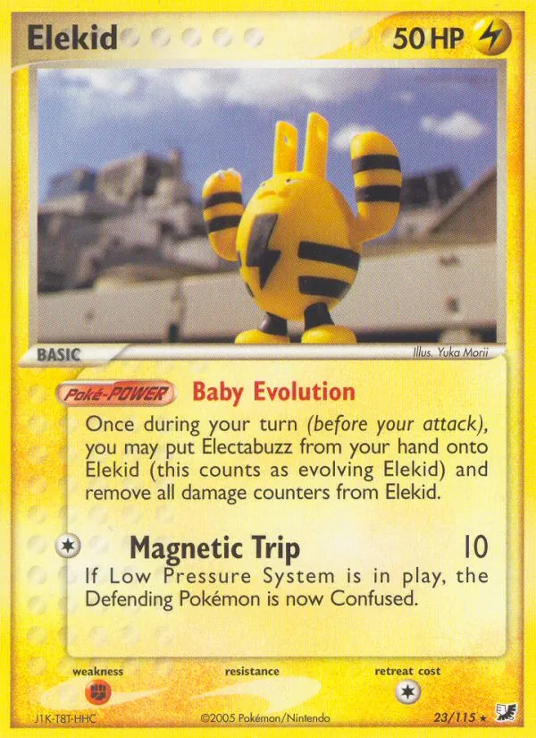 Elekid - Unseen Forces Pokemon Card
