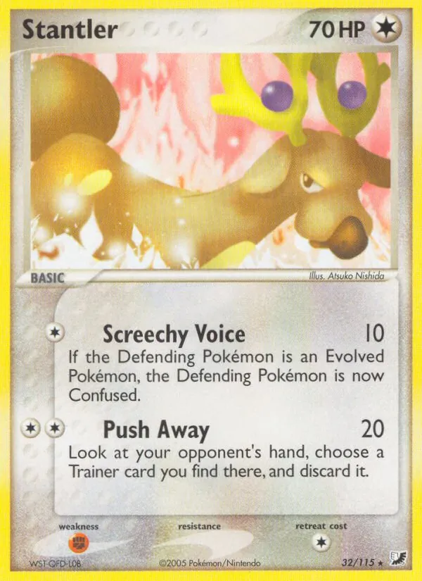 Stantler - Unseen Forces Pokemon Card