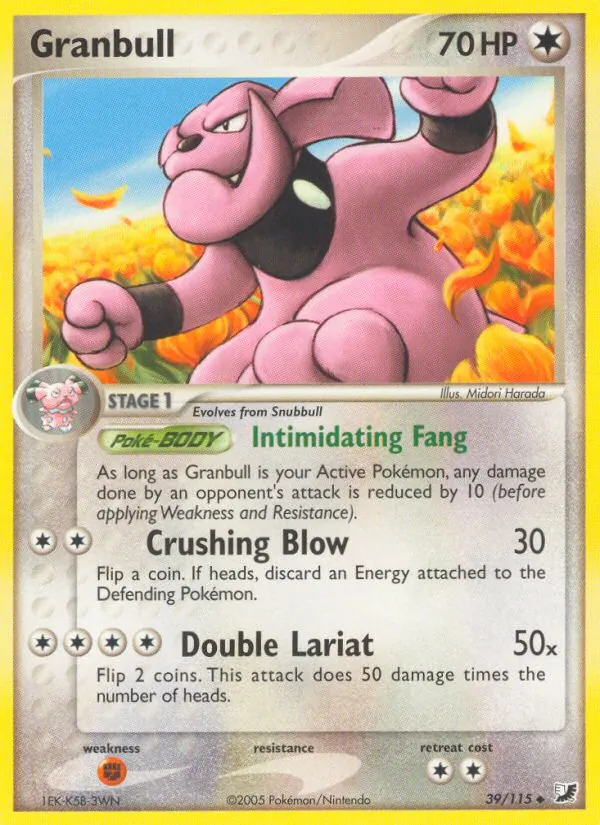 Granbull - Unseen Forces Pokemon Card