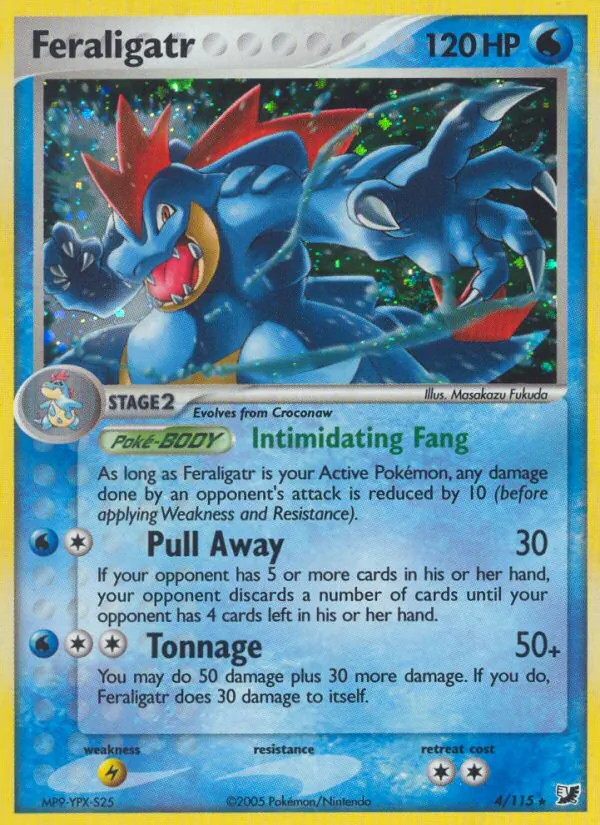 Feraligatr - Unseen Forces Pokemon Card