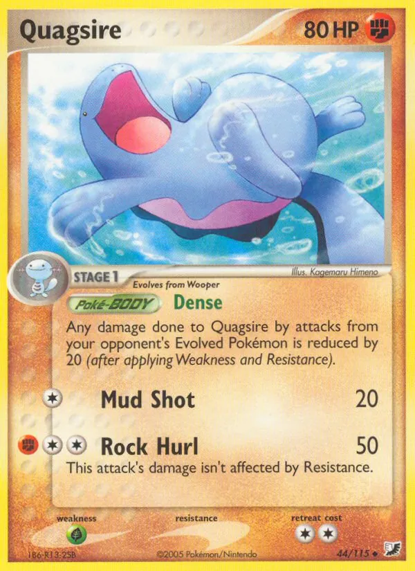 Quagsire - Unseen Forces Pokemon Card
