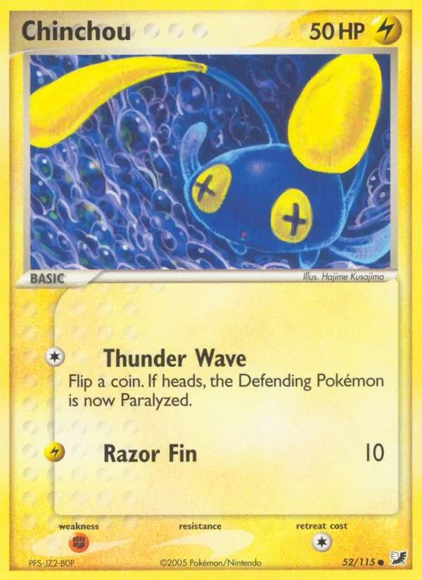 Chinchou - Unseen Forces Pokemon Card
