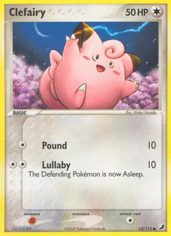 Clefairy - Unseen Forces Pokemon Card