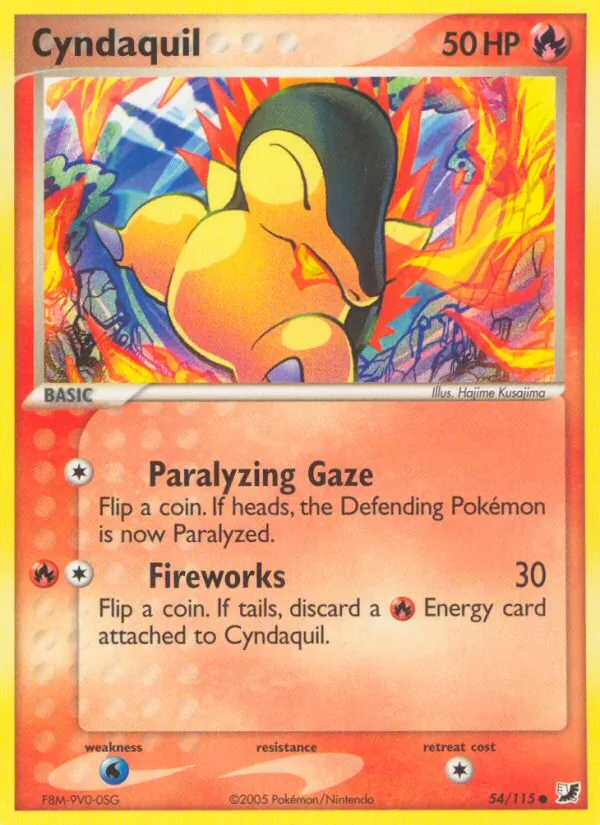 Cyndaquil - Unseen Forces Pokemon Card