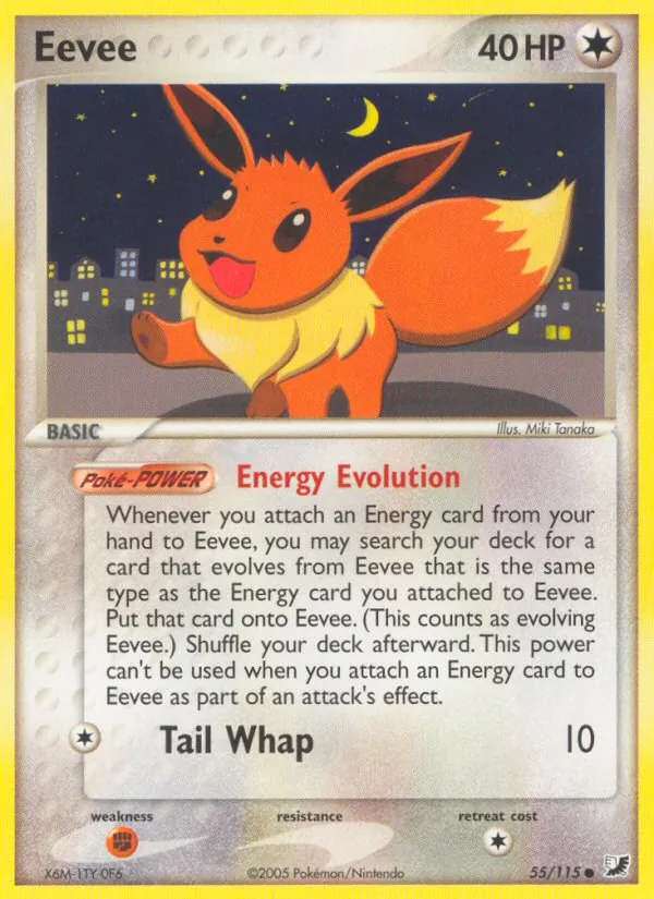 Eevee - Unseen Forces Pokemon Card