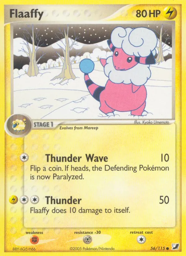 Flaaffy - Unseen Forces Pokemon Card