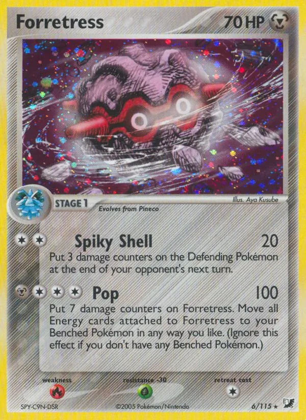 Forretress - Unseen Forces Pokemon Card