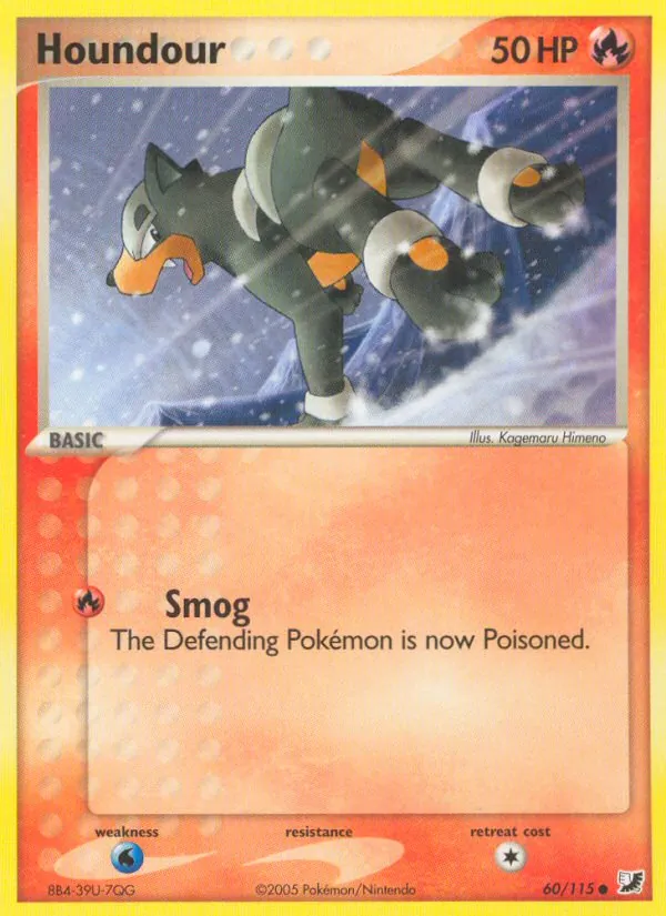 Houndour - Unseen Forces Pokemon Card