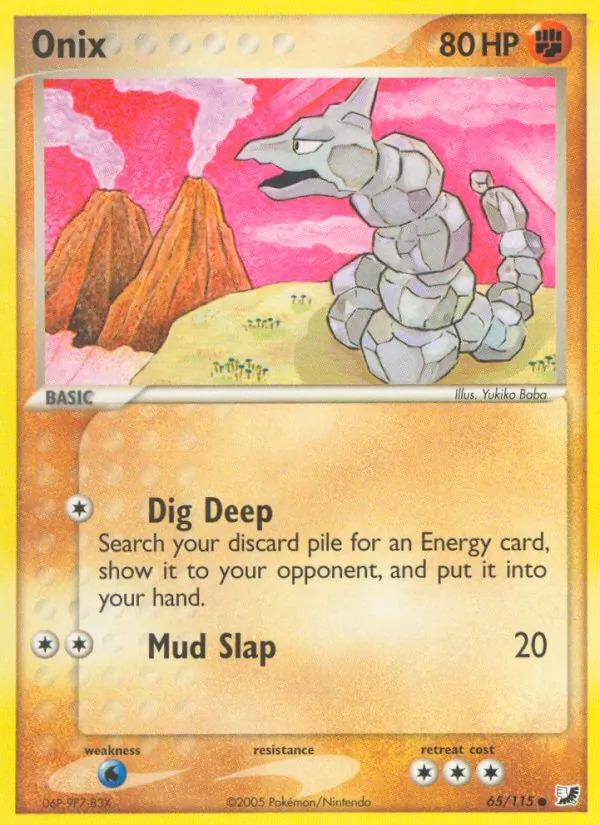 Onix - Unseen Forces Pokemon Card