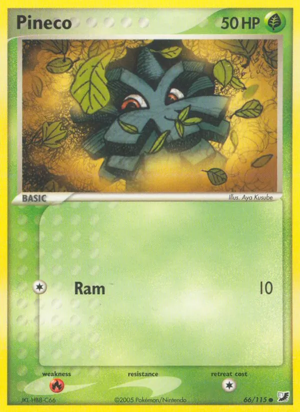 Pineco - Unseen Forces Pokemon Card