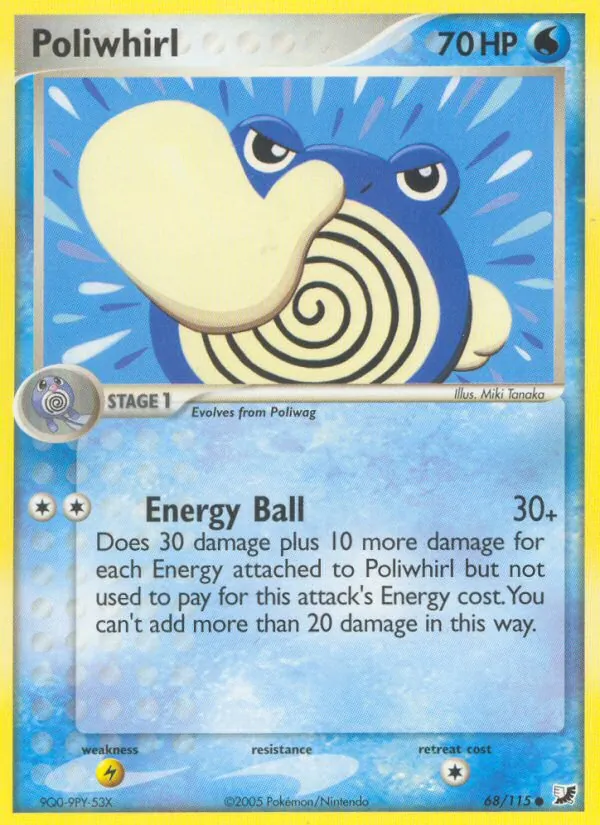 Poliwhirl - Unseen Forces Pokemon Card