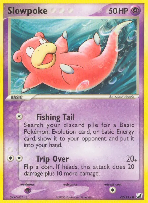 Slowpoke - Unseen Forces Pokemon Card