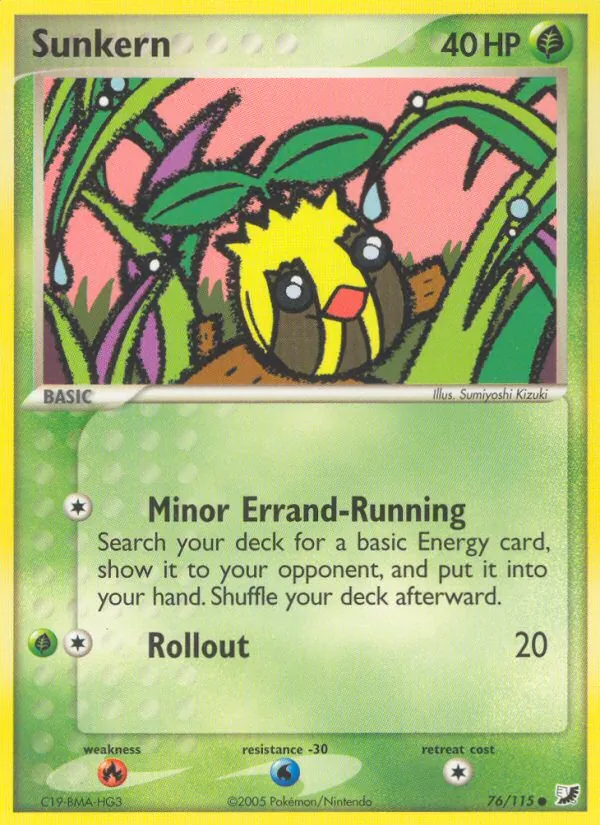Sunkern - Unseen Forces Pokemon Card