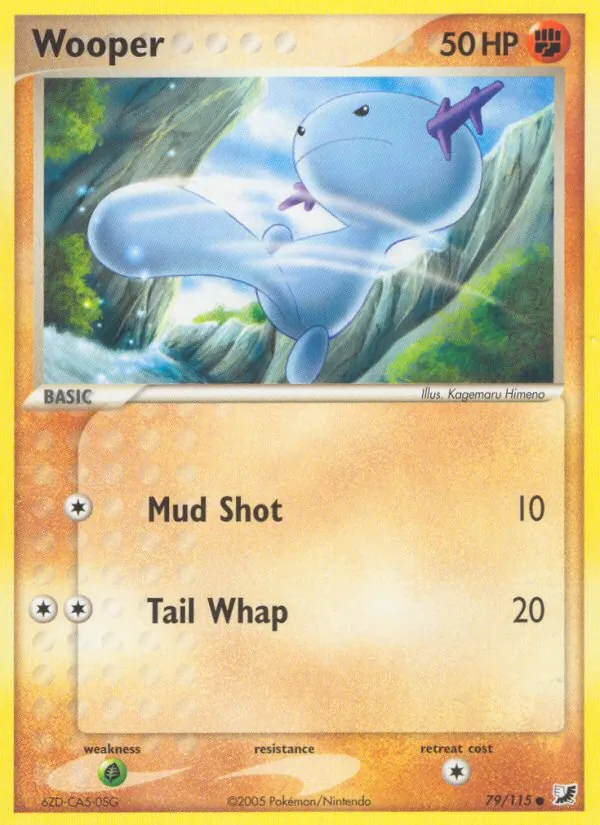 Wooper - Unseen Forces Pokemon Card