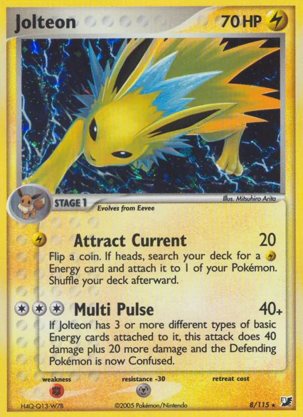 Jolteon - Unseen Forces Pokemon Card