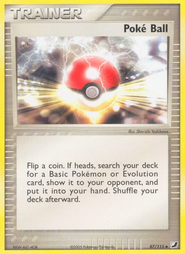 Poké Ball - Unseen Forces Pokemon Card