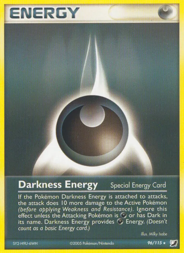 Darkness Energy - Unseen Forces Pokemon Card