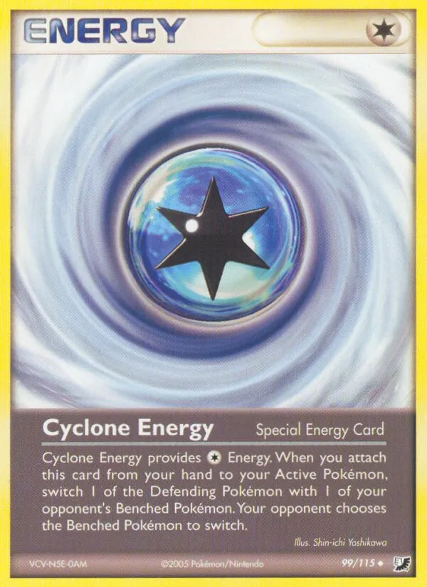 Cyclone Energy - Unseen Forces Pokemon Card