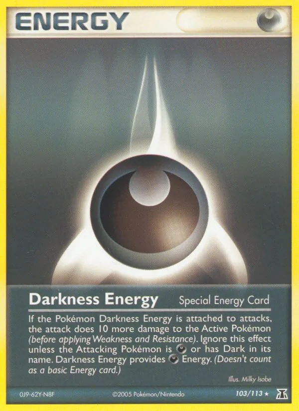 Darkness Energy - Delta Species Pokemon Card