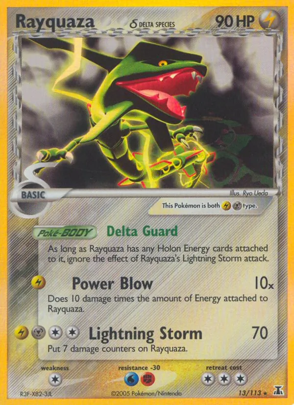 Rayquaza δ - Delta Species Pokemon Card
