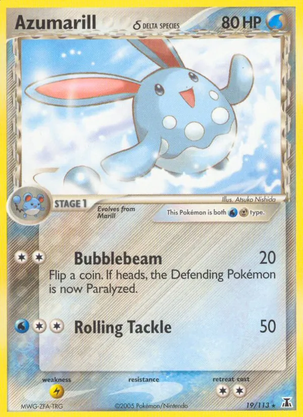 Azumarill δ - Delta Species Pokemon Card