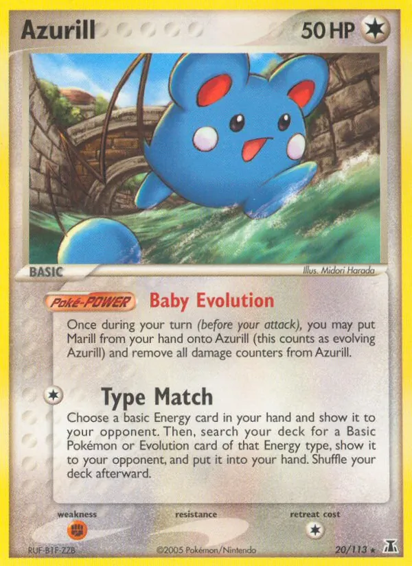 Azurill - Delta Species Pokemon Card