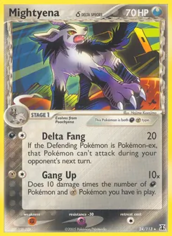 Mightyena δ - Delta Species