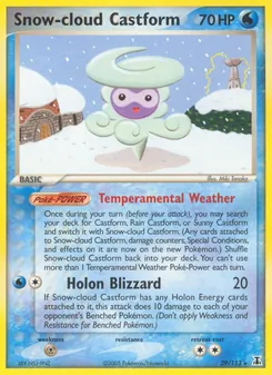 Snow-cloud Castform - Delta Species