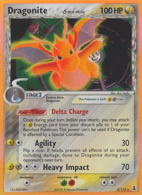 Dragonite δ - Delta Species Pokemon Card