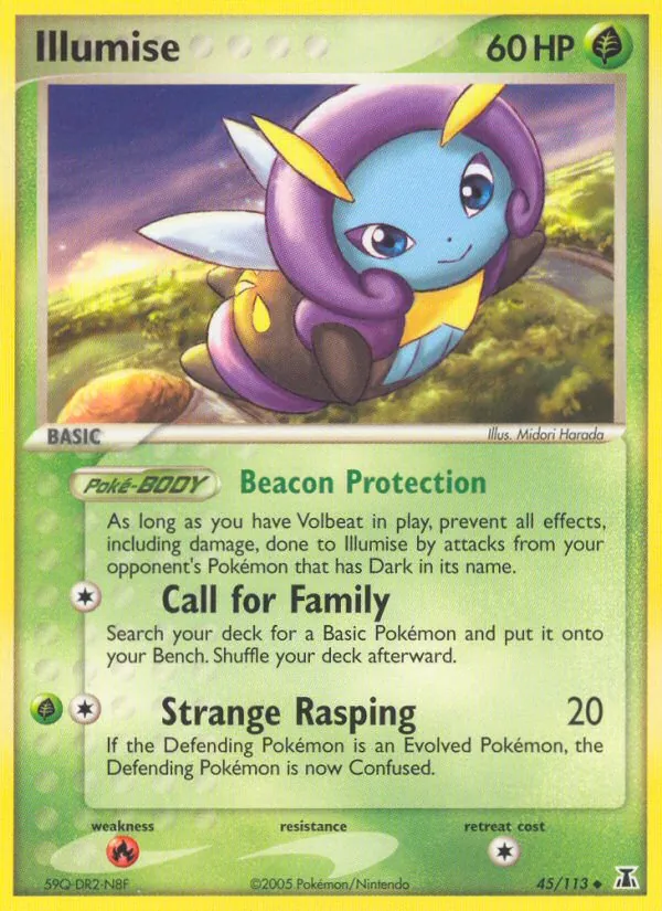 Illumise - Delta Species Pokemon Card