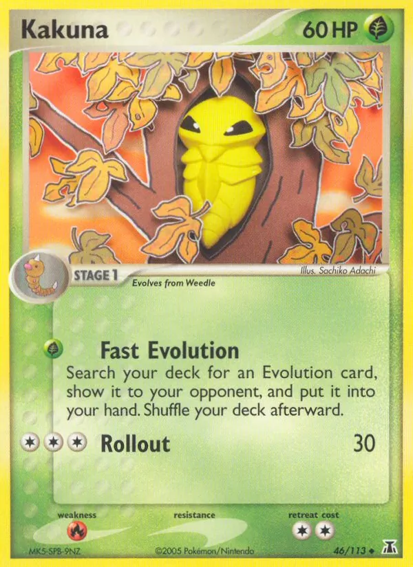 Kakuna - Delta Species Pokemon Card
