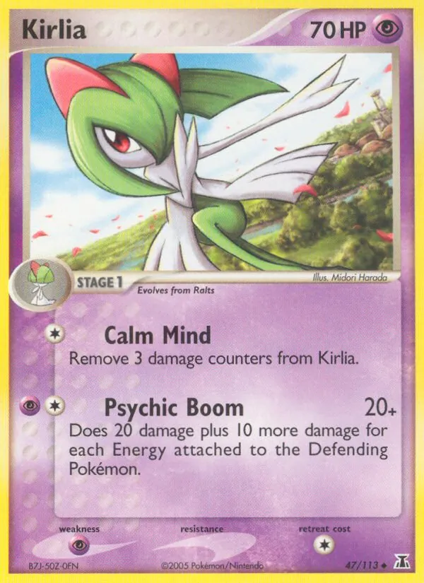 Kirlia - Delta Species Pokemon Card