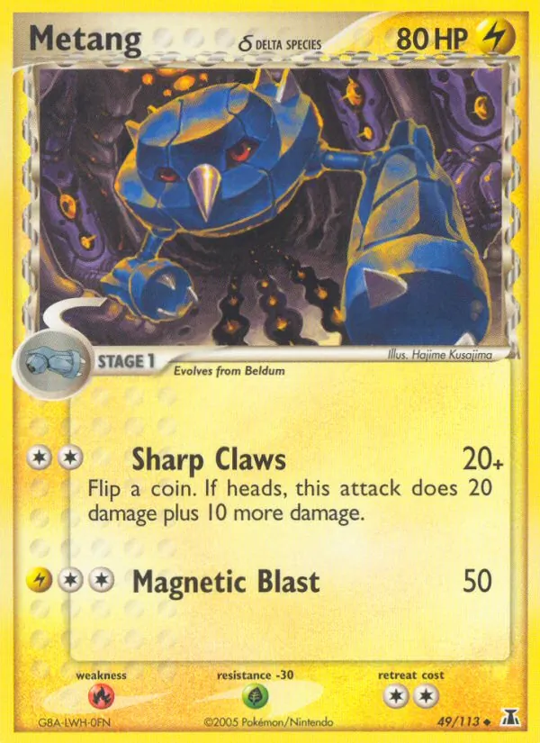 Metang δ - Delta Species Pokemon Card