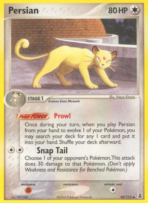 Persian - Delta Species Pokemon Card