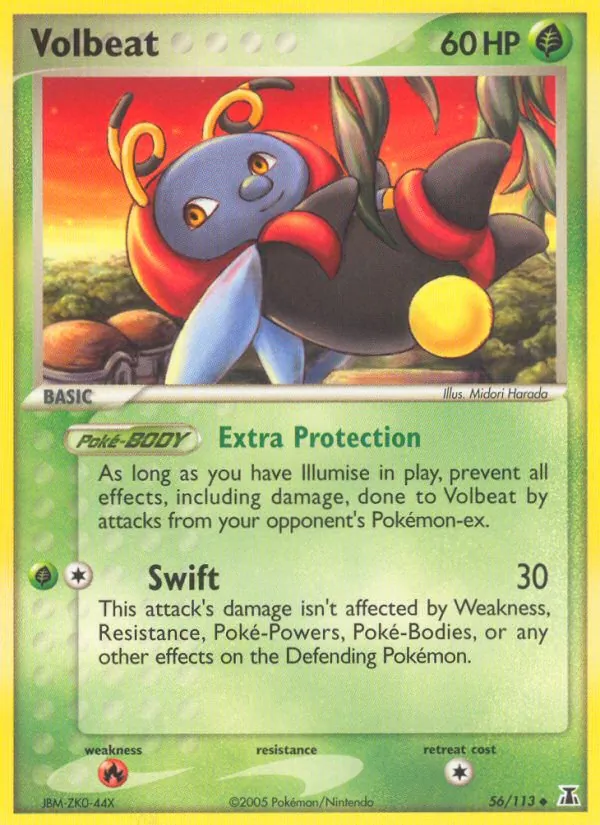 Volbeat - Delta Species Pokemon Card