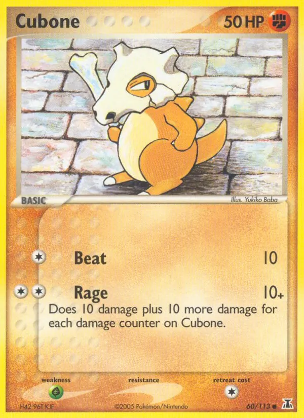 Cubone - Delta Species Pokemon Card