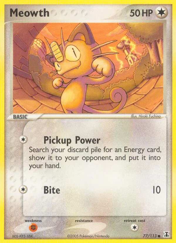 Meowth - Delta Species Pokemon Card