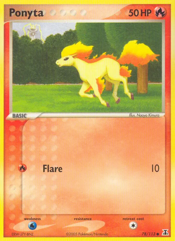 Ponyta - Delta Species Pokemon Card