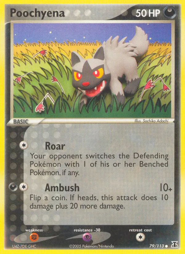 Poochyena - Delta Species Pokemon Card