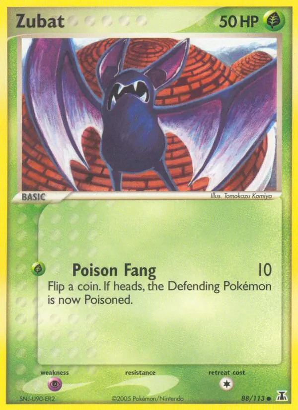 Zubat - Delta Species Pokemon Card