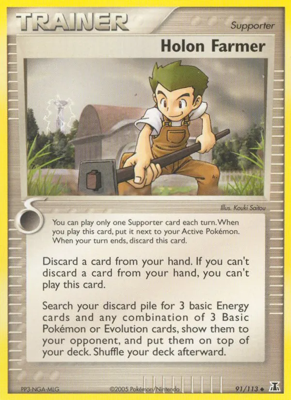 Holon Farmer - Delta Species Pokemon Card
