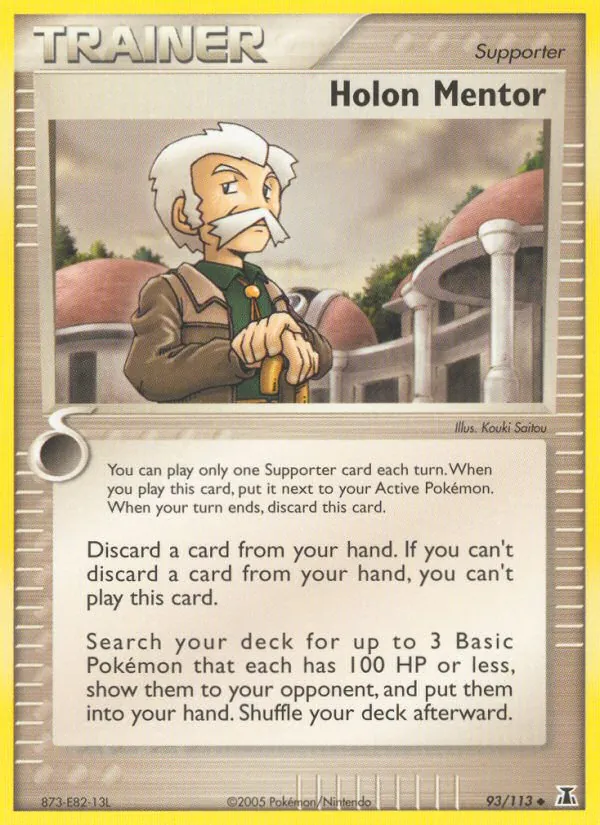 Holon Mentor - Delta Species Pokemon Card