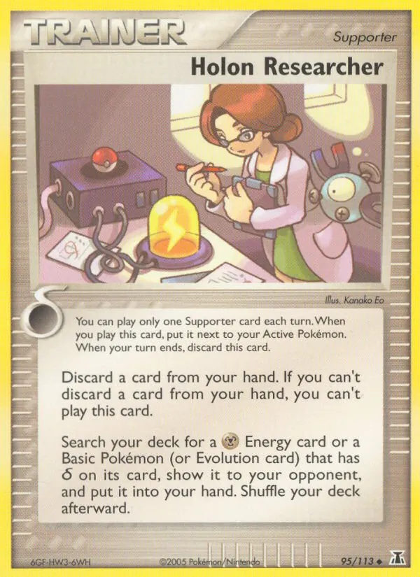 Holon Researcher - Delta Species Pokemon Card