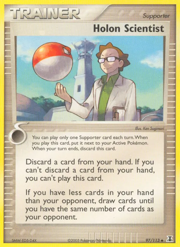 Holon Scientist - Delta Species Pokemon Card