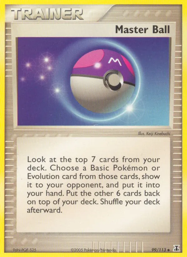 Master Ball - Delta Species Pokemon Card